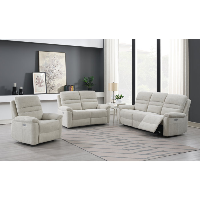 Annaghmore Agencies 3 Piece Reclining Configurable Sofa Set Wayfair.co.uk
